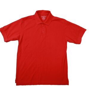 5.11 Tactical Men's Size Large Red Snag Free Performance‎ Short Sleeve Polo